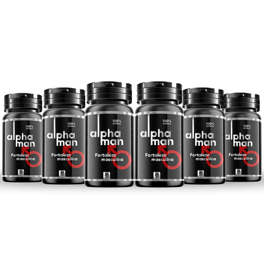 ALPHAMAN - PACK X6 - 100%NATURAL
