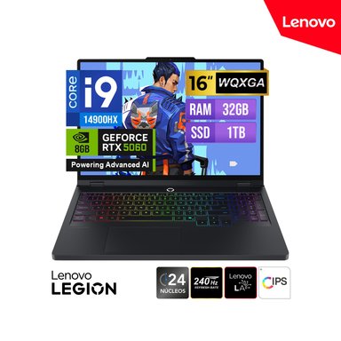 LAPTOP GAMER LENOVO LEGION PRO 5 16'  INTEL CORE I9  RAM 32GB 1TB RTX 5060 8GB - 1