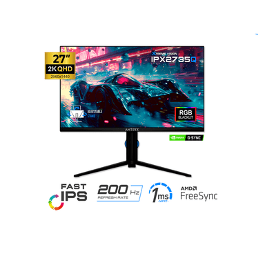MONITOR ANTRYX XTREME VISION IPX2735Q 27' IPS 2K QHD 2560X1440 200HZ 1MS HDMI FREESYNC - 1
