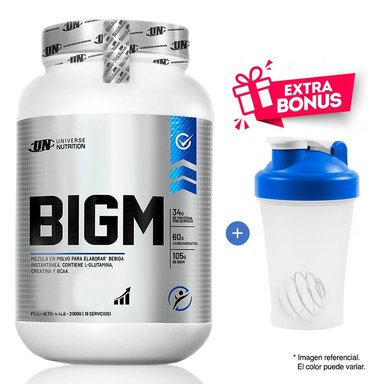 PROTEÍNA UNIVERSE NUTRITION BIGM 2KG CHOCOLATE CONSTRUCTOR MUSCULAR