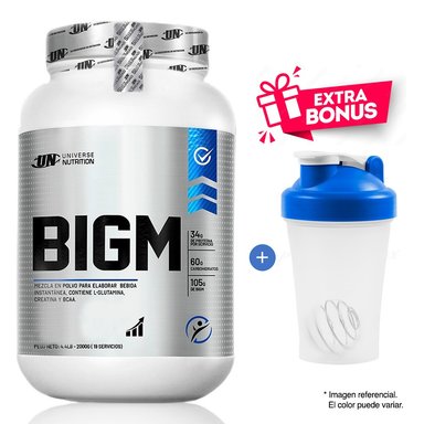 PROTEÍNA UNIVERSE NUTRITION BIGM 2 KG COOKIES Y CREAM GANADOR DE PESO