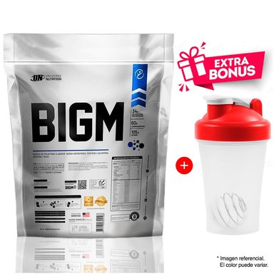 PROTEÍNA UNIVERSE NUTRITION BIGM 3 KG CHOCOLATE GANADOR DE MASA + SHAKER