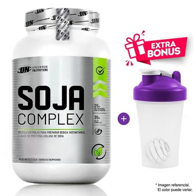 PROTEÍNA UNIVERSE NUTRITION SOJA COMPLEX 1.5KG CHOCOLATE DE SOYA