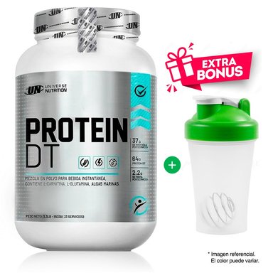 PROTEÍNA UNIVERSE NUTRITION PROTEIN DT 1.5KG CHOCOLATE + SHAKER