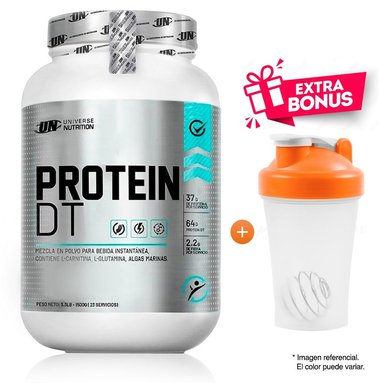 PROTEÍNA UNIVERSE NUTRITION PROTEIN DT 1.5 KG COOKIES + SHAKER