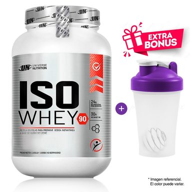 PROTEÍNA UNIVERSE NUTRITION ISO WHEY 1.1KG COOKIES + REGALOS
