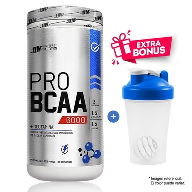 AMINOÁCIDOS UNIVERSE NUTRITION PRO BCAA 1 KG UN NARANJA + SHAKER