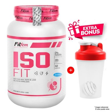 PROTEÍNA FITFEM ISOFIT ISOLATADA 1.1 KG VAINILLA