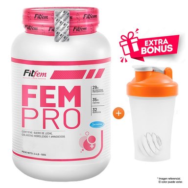 PROTEÍNA FITFEM FEM PRO 1.1 KG CHOCOLATE + REGALO