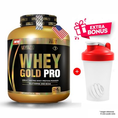 PROTEÍNA LEVEL PRO WHEY GOLD PRO 3KG VAINILLA