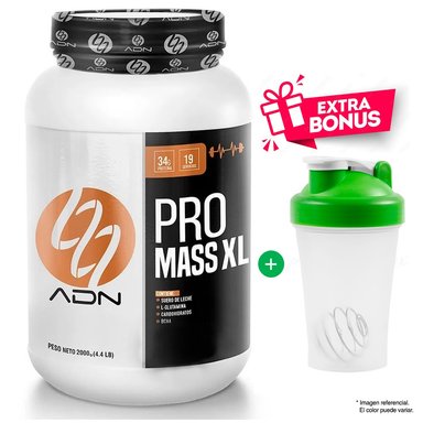 PROTEÍNA ADN NUTRITION PRO MASS XL 2KG VAINILLA