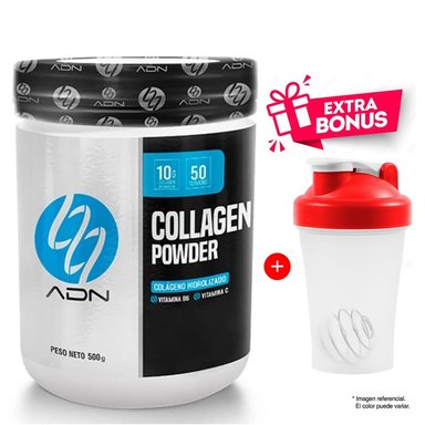 COLÁGENO ADN NUTRITION COLLAGEN POWDER EN POLVO 500GR 500 G. NARANJA