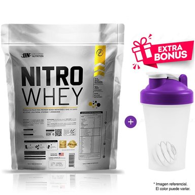PROTEÍNA UNIVERSE NUTRITION NITRO WHEY 5KG CHOCOLATE + REGALO