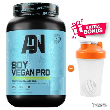 PROTEÍNA DE SOJA SOY VEGAN 1.5 KG VAINILLA + SHAKER
