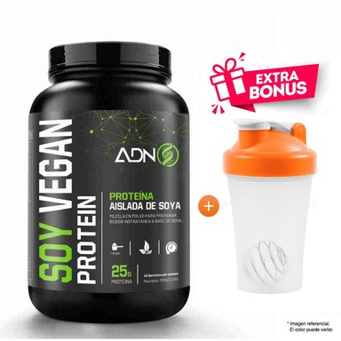 PROTEÍNA DE SOY VEGAN PROTEIN 1.5 KG CHOCOLATE - 42 SERVICIOS