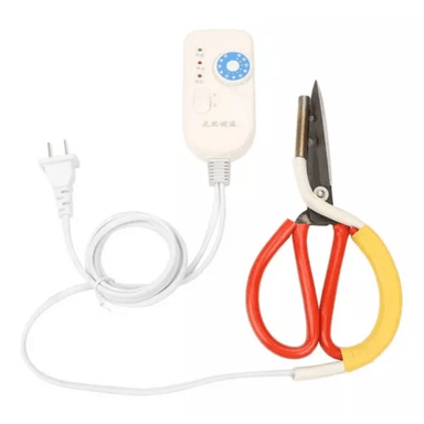 TIJERA DE CALOR ELÉCTRICA DE 220V QUE CORTA Y SELLA PARA TELA SINTÉTICA