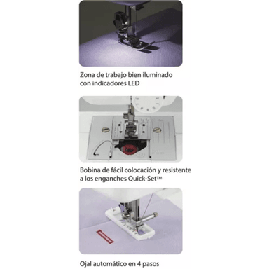 BROTHER JS2135 - MÁQUINA DE COSER ( BORDADO OVERLOCK COSTURA ) - 3