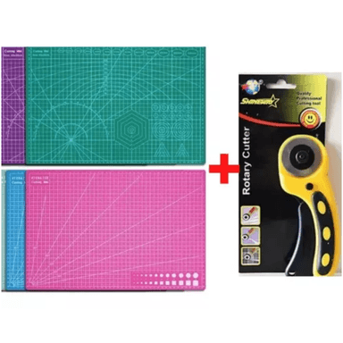 BASE TABLA MAT DE CORTE A1 60X90CM MÁS CUTER CUCHILLA CIRCULAR DE 45MM