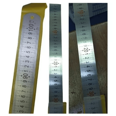 2 UNIDAD DE REGLA DE METAL 100 CM - 1 METRO RESISTENTE  Y GRUESO