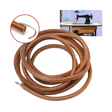 CORREA DE CUERO PARA MAQUINA DE COSER ANTIGUA A PEDAL POLEA