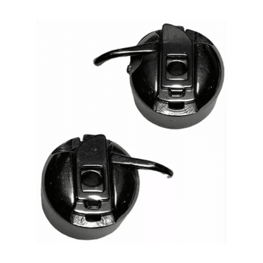 BOBINA PORTABOBINA PARA MAQUINAS DE COSER NEGRITA DERECHA E IZQUIERDA, 2 PIEZAS