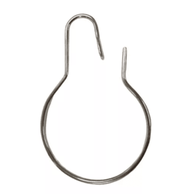 100 PIEZAS DE GANCHO TIPO PERA CLIPS DE CORTINA METAL SUJETADOR