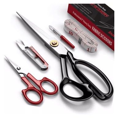 TIJERAS DE TELA COSTURA DE 10 PULG  PARA CORTE DE TELA, TIJERAS PARA SASTRE COSTURA CONFECCCION MANUALIDADES