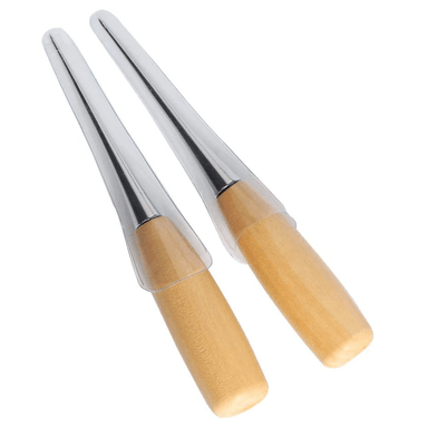 PUNZÓN CON MANGO DE MADERA CUERO MANUALIDADES ENCUADERNACIÓN