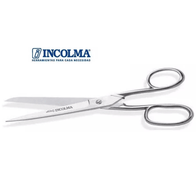 TIJERA INCOLMA INOXIDABLE PARA COSTURA TELA CONFECCIÓN DE 7 PULGADAS.