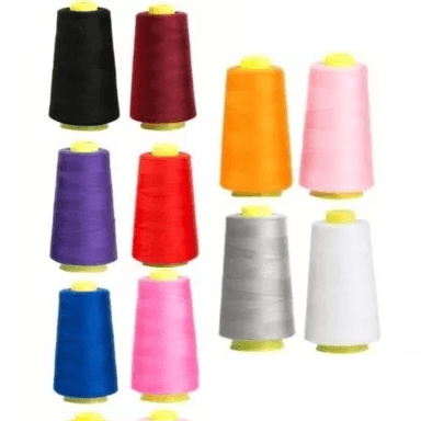 10 CONOS DE HILO 40/2 HILOS DE COSTURA COLORES CADA UNA  5000 MTS PARA  MÁQUINA DE COSER