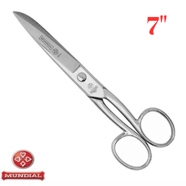 TIJERAS ACERO METÁLICA PARA COSTURA 7 PULG - TIJERA MUNDIAL PARA TELA