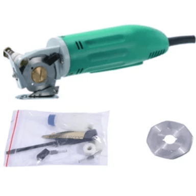 CORTADORA CIRCULAR ELÉCTRICA MANUAL PARA TELA TEXTIL 1 PULGADA, MAQUINA CORTADORA LAGARTO