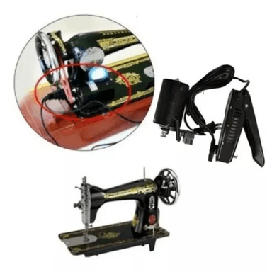 MINI MOTOR AND PEDAL 150W PARA MAQUINA DE COSER DOMESTICA SINGER