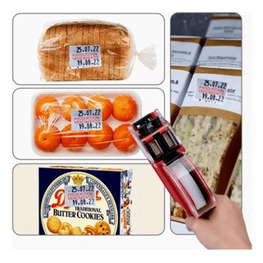 FECHADOR MX6600 DE PRODUCCIÓN VENCIMIENTO MÁS ETIQUETAS STICKERS CON 10 MIL ETIQUETAS - 4