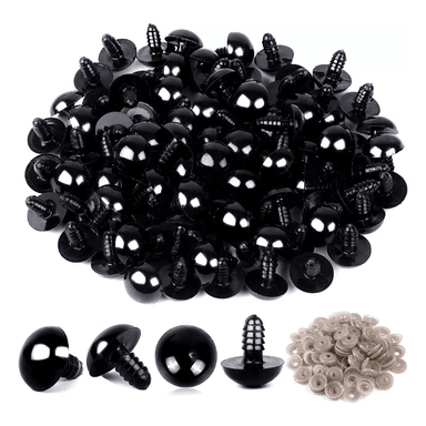 OJOS DE SEGURIDAD AMIGURUMI NEGRO 200UND MANUALIDADES