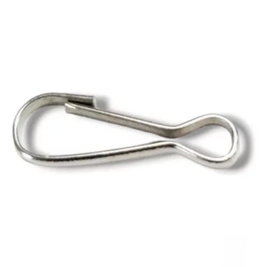 MOSQUETÓN TIPO GANCHO 30 MM POR 100 UNIDADES