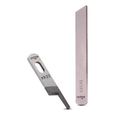 KR23 Y KR35 CUCHILLA DE SUPERIOR Y INFERIOR PARA OVERLOCK REMALLADORA SIRUBA