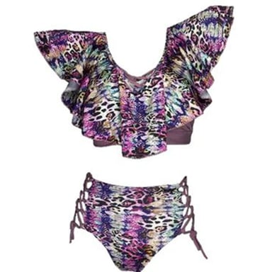 BIKINI PUSH UP LICRA MUJER FUCSIA UV RUMBERA UV VALENTINA GL-48 - 1