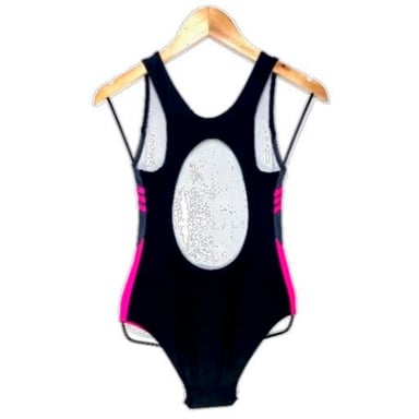 ROPA DE BAÑO PUSH UP LICRA MUJER ROSADO NATACION RAYITAS GL-28 - 2