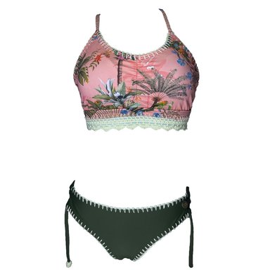 BIKINI PUSH UP LICRA MUJER VERDE UV ADA LOVELACE GL-60 - 1