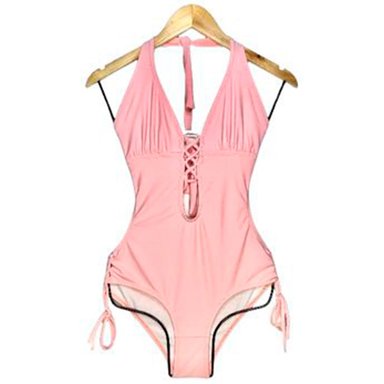 TRIKINI PUSH UP LICRA MUJER ROSADO UV FLOR GALES ROSA GL-30 - 1