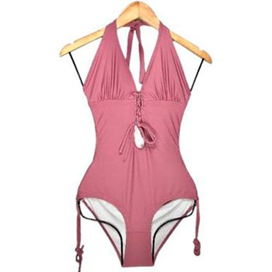 TRIKINI PUSH UP LICRA MUJER ROJO UV FLOR GALES GL-30 - 2