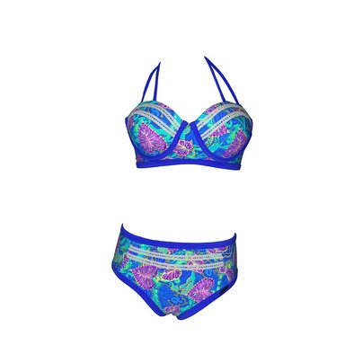BIKINI PUSH UP LICRA MUJER CELESTE UV CHARLOTTE CORDAY GL-48 - 1