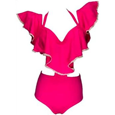 TRIKINI PUSH UP LICRA MUJER FUCSIA UV EVA PERÓN GL-43 - 1