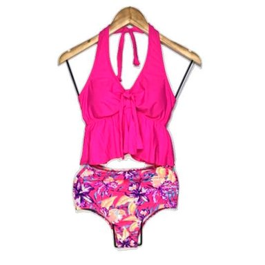 ROPA DE BAÑO PUSH UP LICRA MUJER ROSADO MARIAN GL-30 - 1