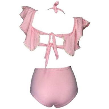 TRIKINI PUSH UP LICRA MUJER ROSADO UV EVA PERÓN ROSA GL-43 - 2