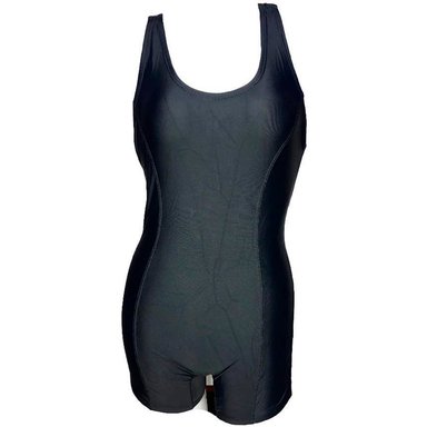 ROPA DE BAÑO PUSH UP LICRA MUJER NEGRO NATACION CLASICO SHORT GL-32 - 1