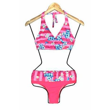 BIKINI PUSH UP LICRA MUJER ROSADO UV BUSSIER GL-20 - 1