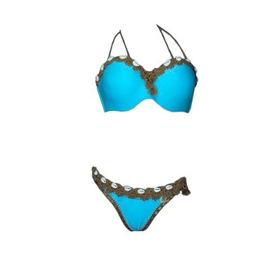 BIKINI PUSH UP LICRA MUJER CELESTE UV AMELIA MARY EARHART GL-65 - 1