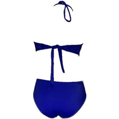 ROPA DE BAÑO PUSH UP LICRA MUJER AZUL A-2025 GL-50 - 2
